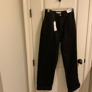 Topshop ASOS Black High-Waisted Jeans